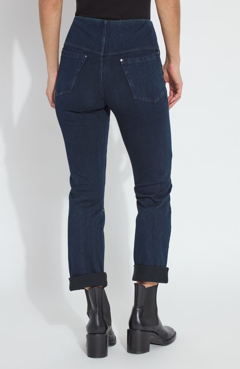 Lysse Studded Boyfriend Pants, Alternate, color, Indigo