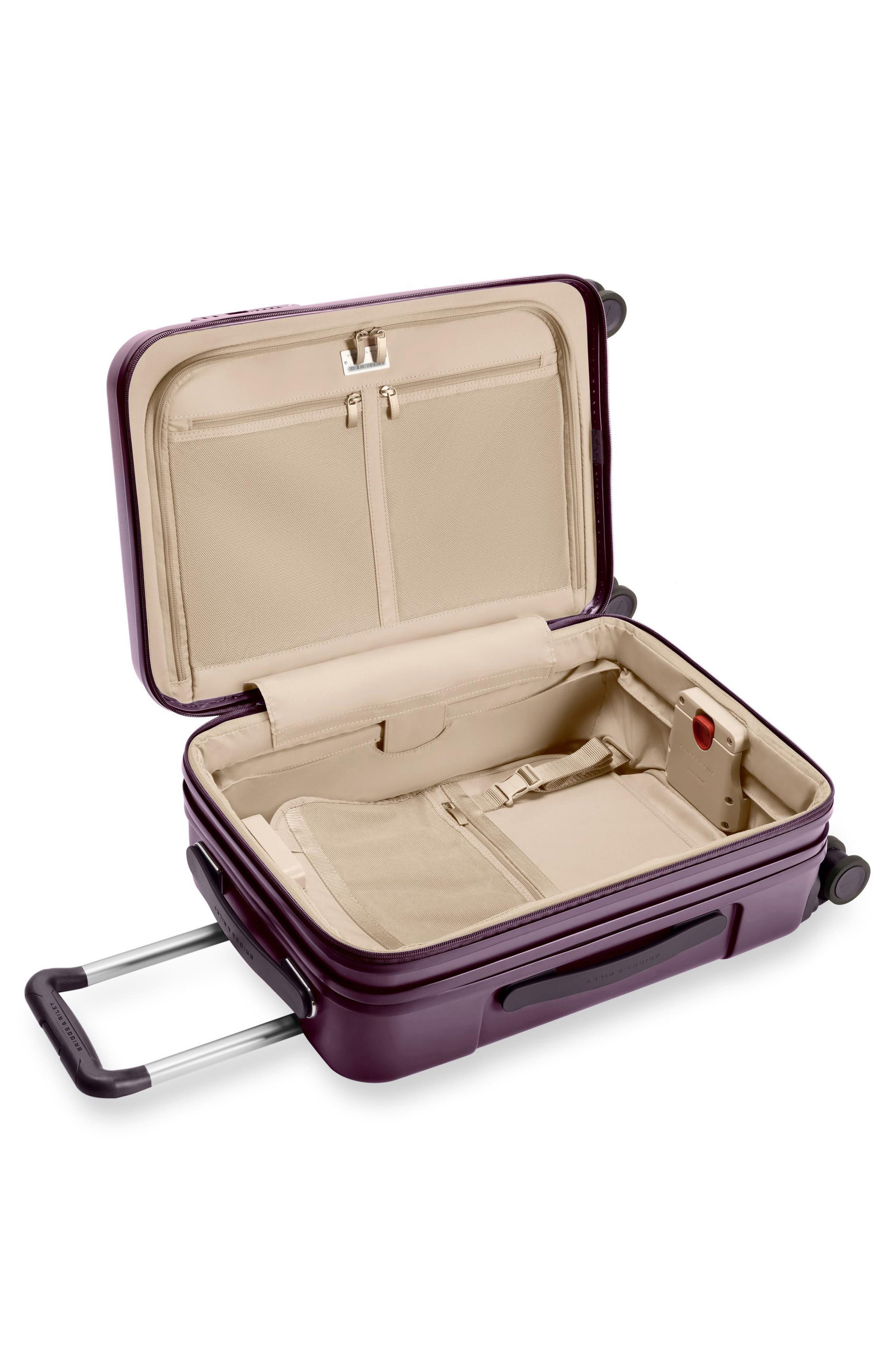 Briggs & Riley Sympatico Essential 22-Inch Expandable Spinner Carry-On, Alternate, color, Plum