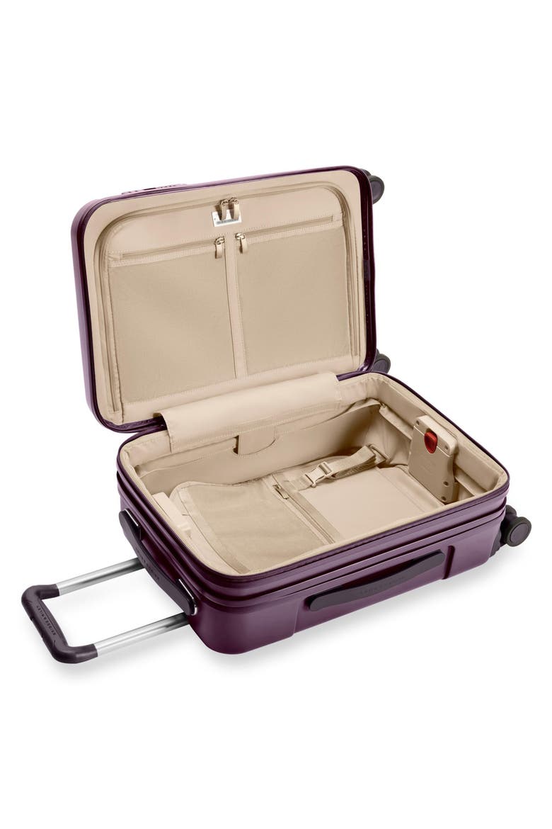 Sympatico Essential 22-Inch Expandable Spinner Carry-On, Alternate, color, PLUM