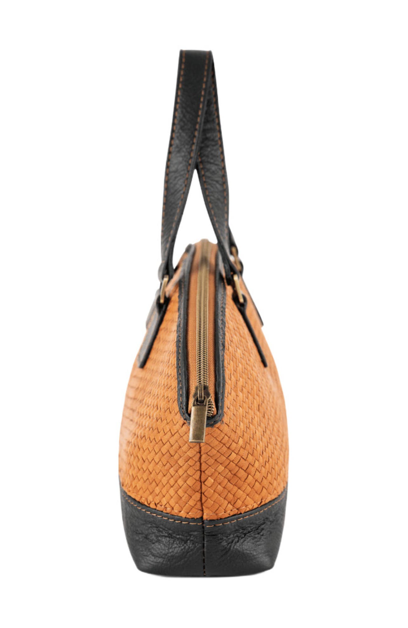 Deux Mains East-West Bag, Alternate, color, Cognac