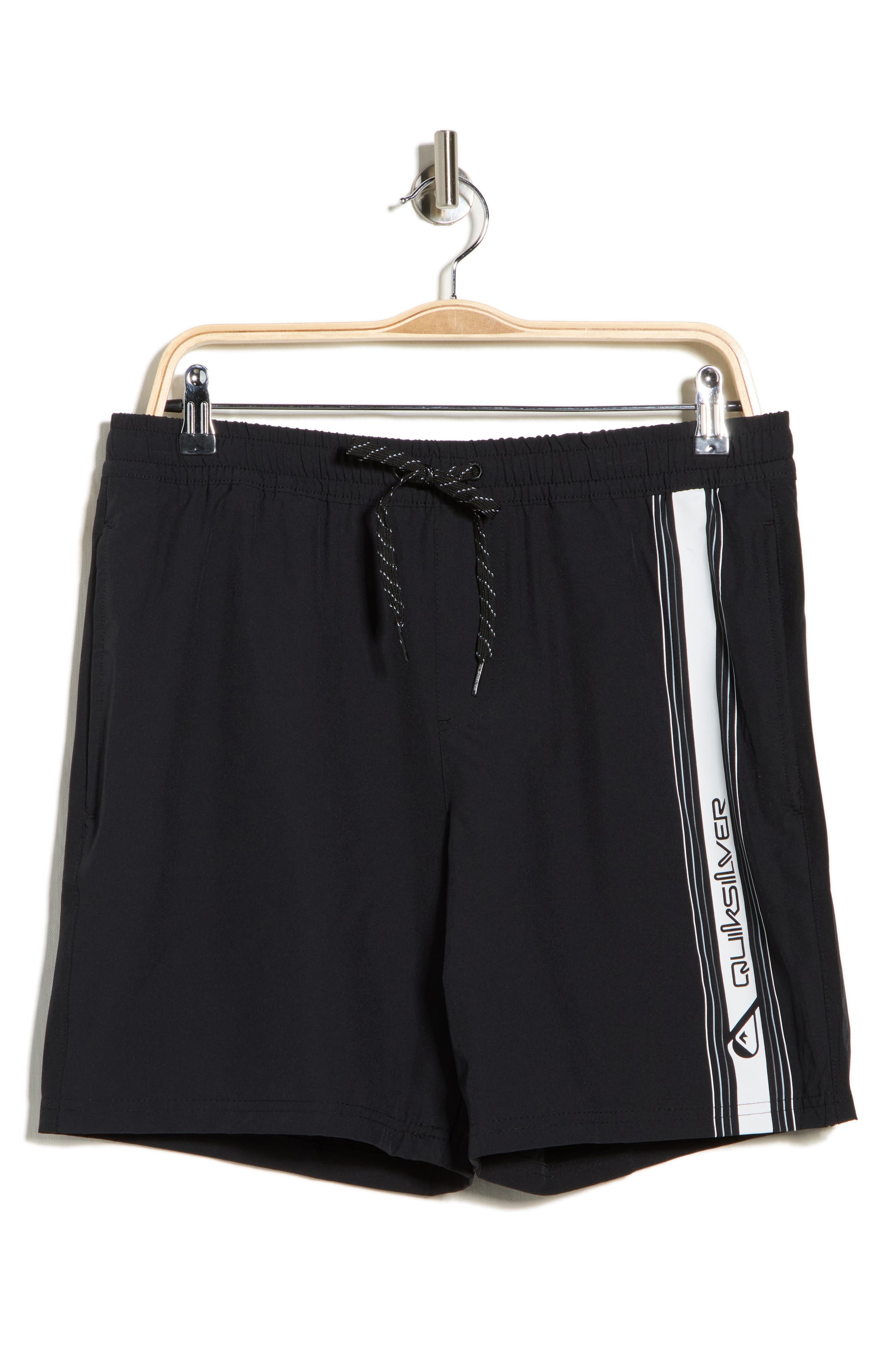 Quiksilver Trade Logo Stripe Volley Swim Shorts