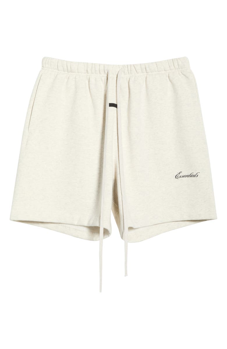 Fear of God Essentials Classic Fit Shorts, Alternate, color, Oatmeal Hather