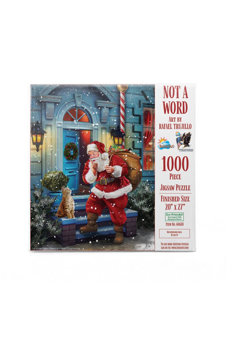 Not a Word 1000 piece Jigsaw Puzzle for Adults, Alternate, color, Multicolor