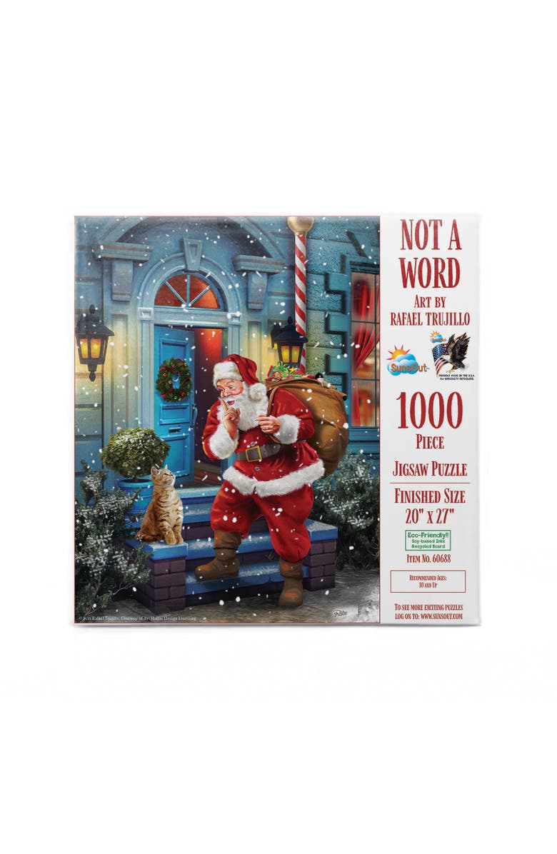 Sunsout Not a Word 1000 piece Jigsaw Puzzle for Adults, Alternate, color, Multicolor