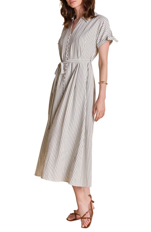 ENGLISH FACTORY ENGLISH FACTORY STRIPE MIDI SHIRTDRESS