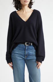 Nili Lotan Feron Cashmere V-Neck Sweater