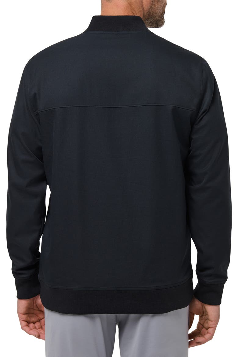 Highway Quarter Zip Pullover, Alternate, color, BLACK