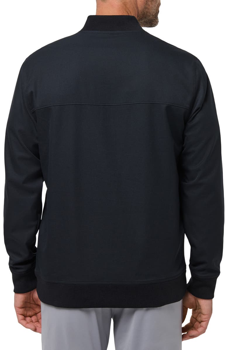 TravisMathew Highway Quarter Zip Pullover, Alternate, color, Black