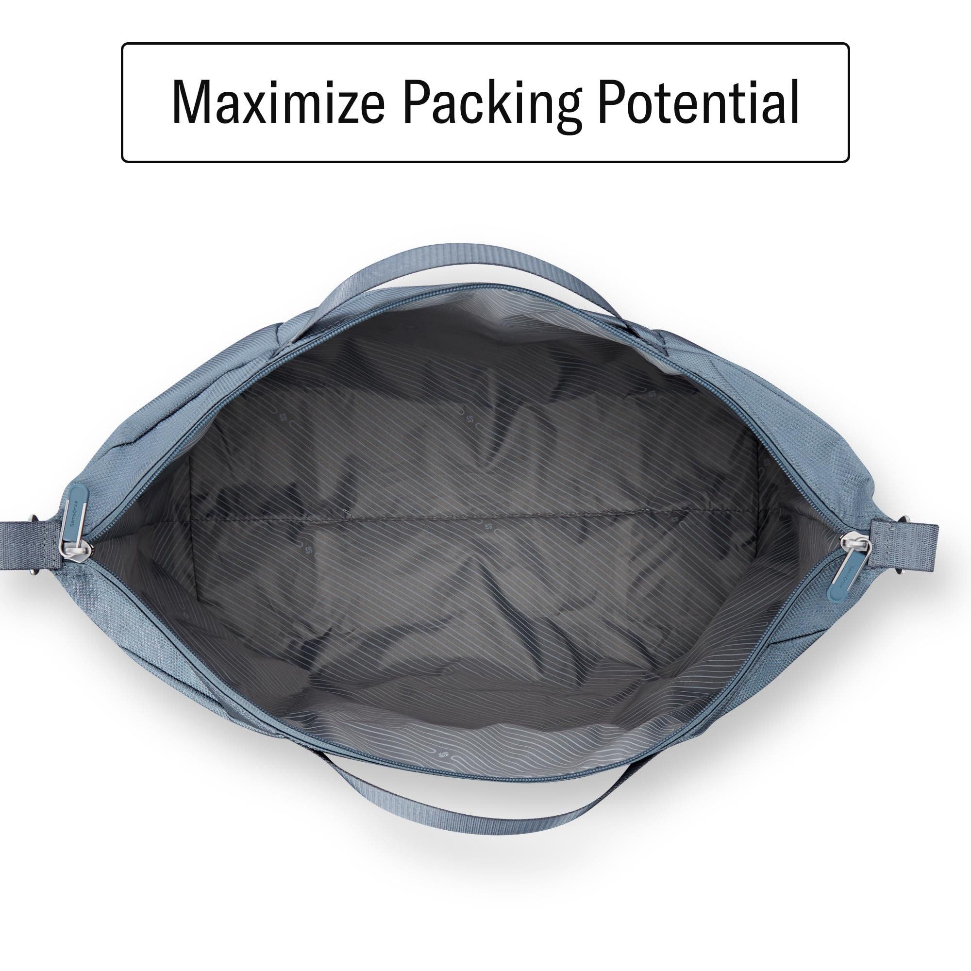 UpLIFT Foldable Weekender Duffel, Alternate, color, Blue