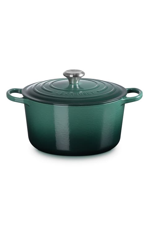 Signature 6.5-Quart Round Enamel Cast Iron Dutch Oven