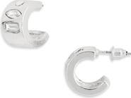 NORDSTROM RACK Mixed Crystal Huggie Hoop Earrings