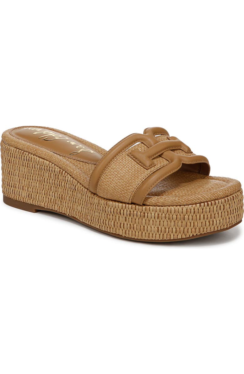 Sam Edelman Pauleena Platform Wedge Slide Sandal, Main, color, Sand Dune