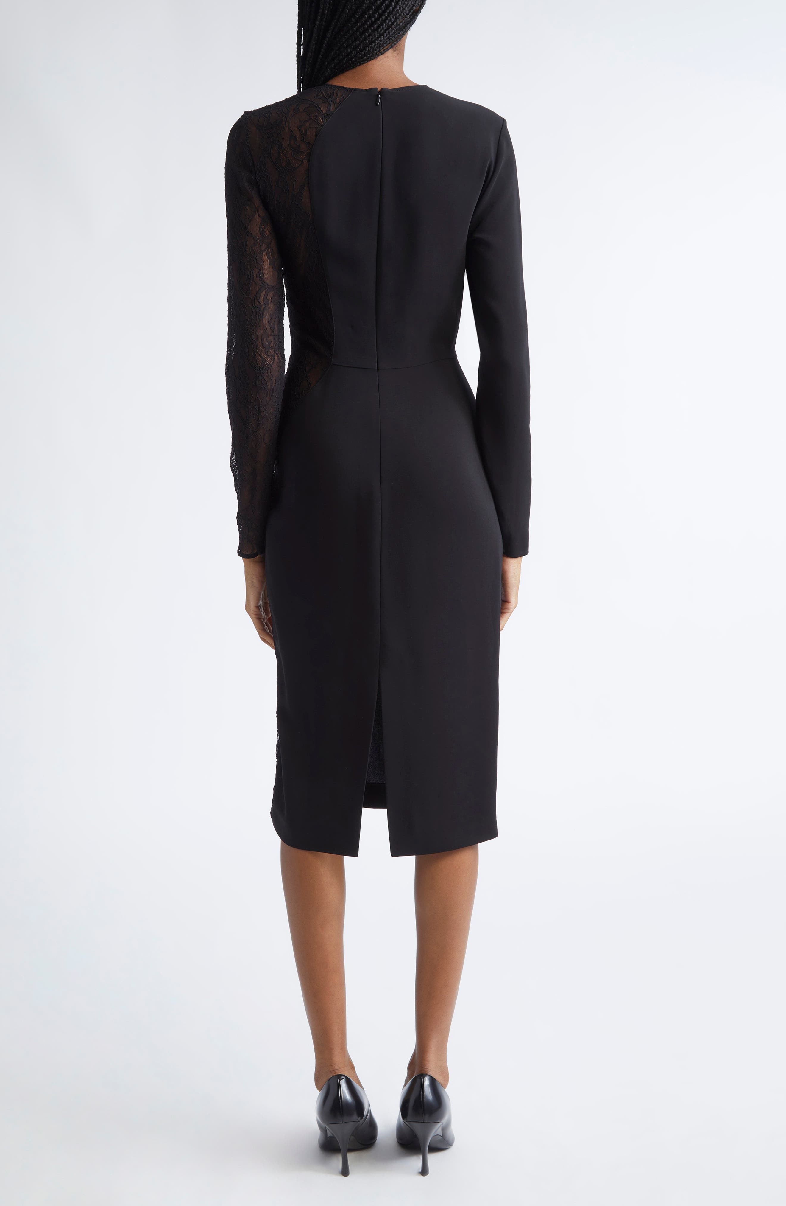 Lace Long Sleeve Dress - image 2