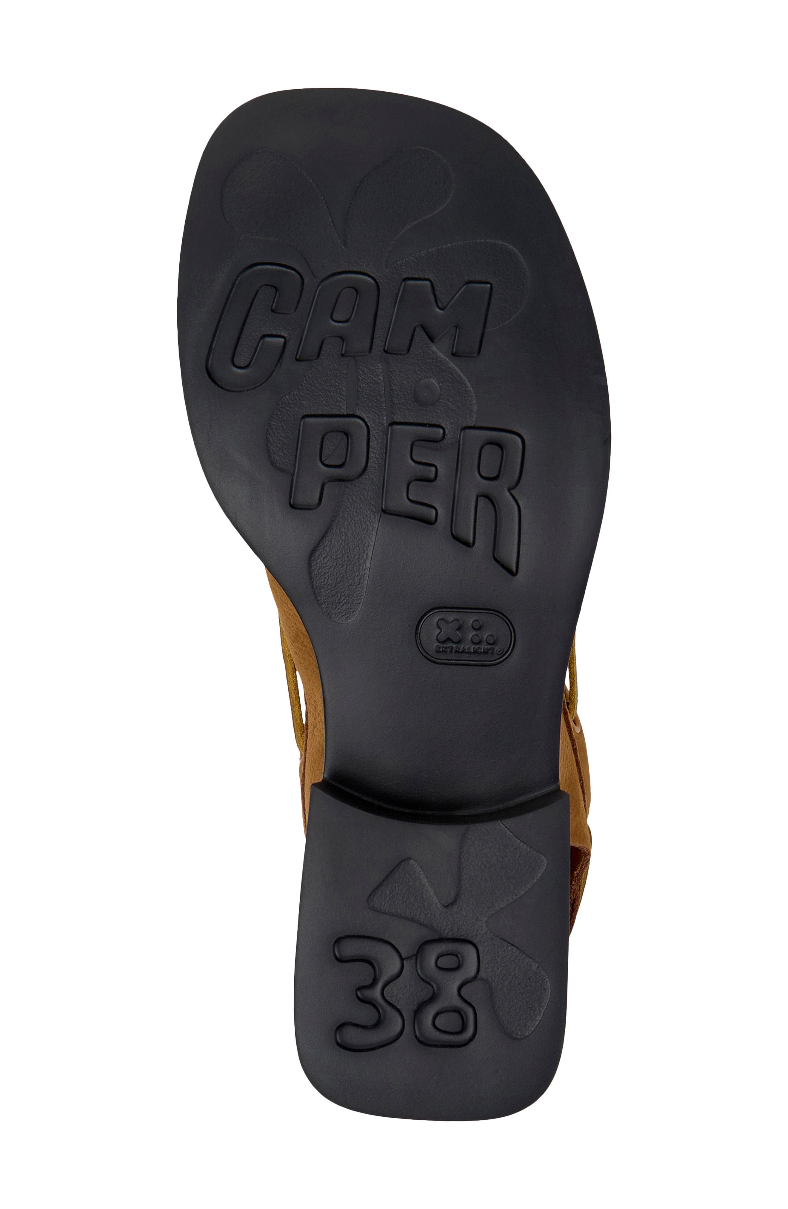 Camper Donna Loafer Mule, Alternate, color, Medium Brown