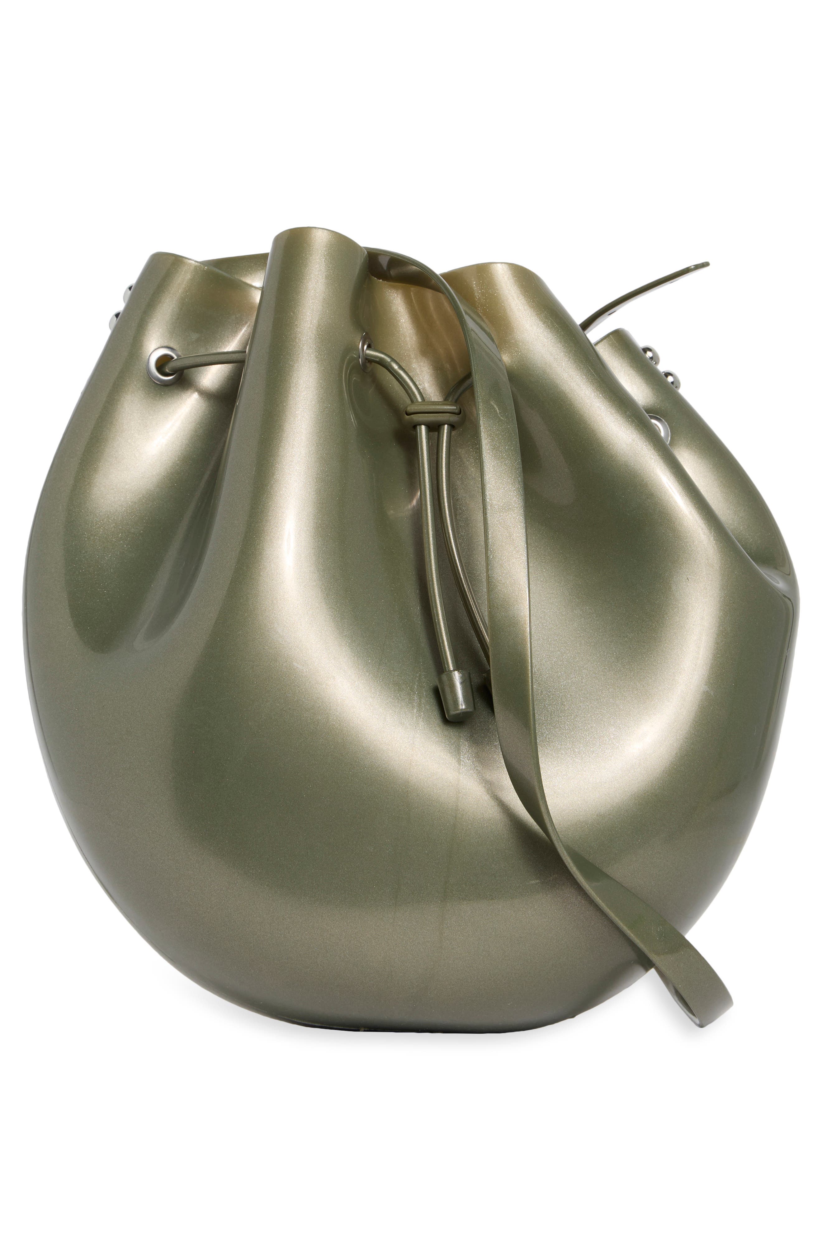 Sac Bucket Bag, Alternate, color, METALLIC GREEN