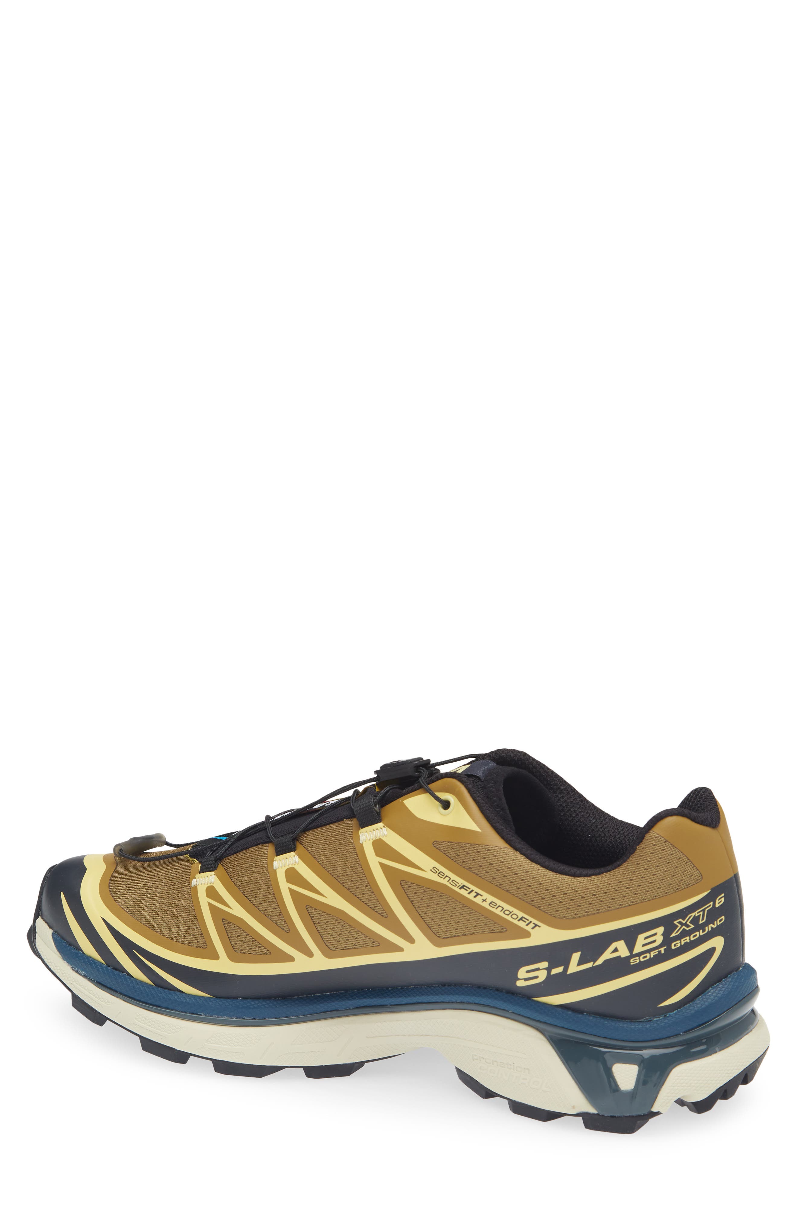 Salomon Gender Inclusive XT-6 Brilliant Sneaker, Alternate, color, Brilliant Olive/ Dark Navy