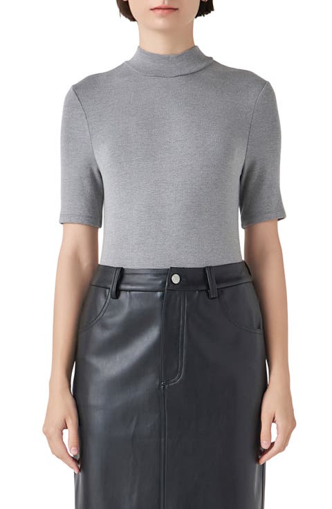 Mock Neck Bodysuit