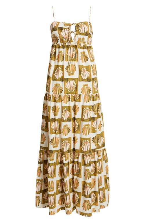 Rails Mica Print Cotton Blend Tiered Maxi Sundress In Multi