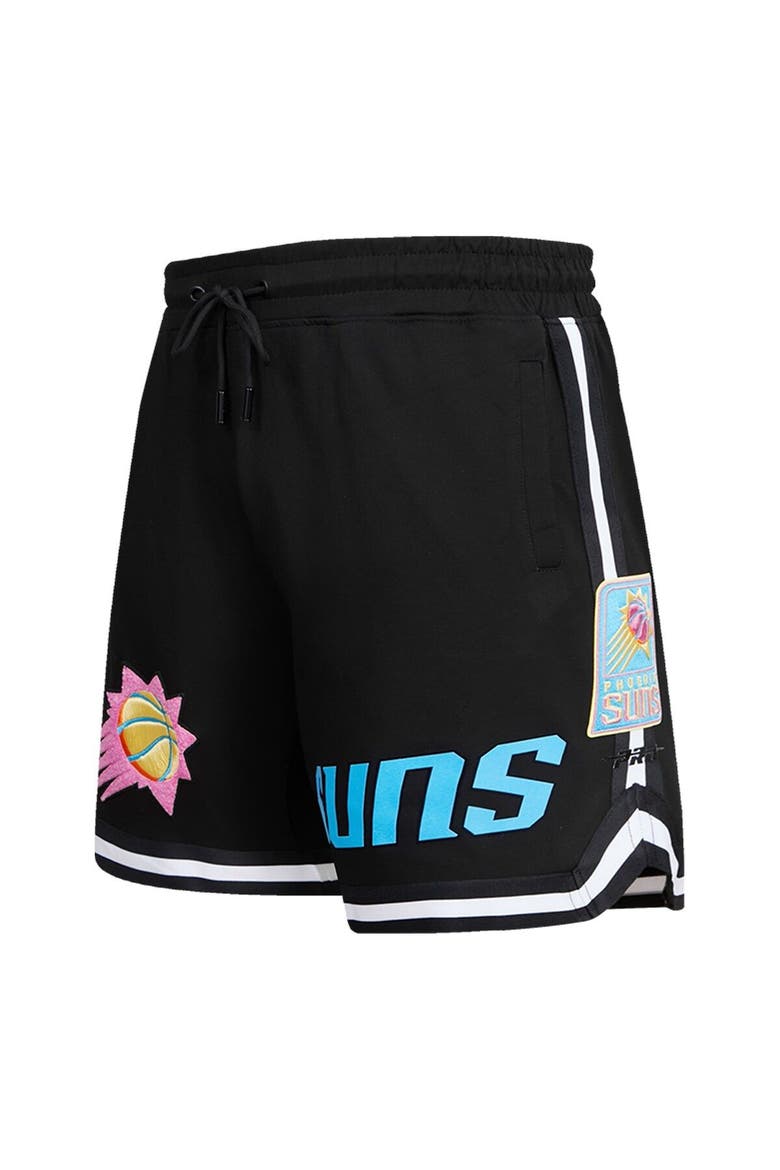 Men's Pro Standard Black Phoenix Suns Washed Neon Shorts, Alternate, color, Black