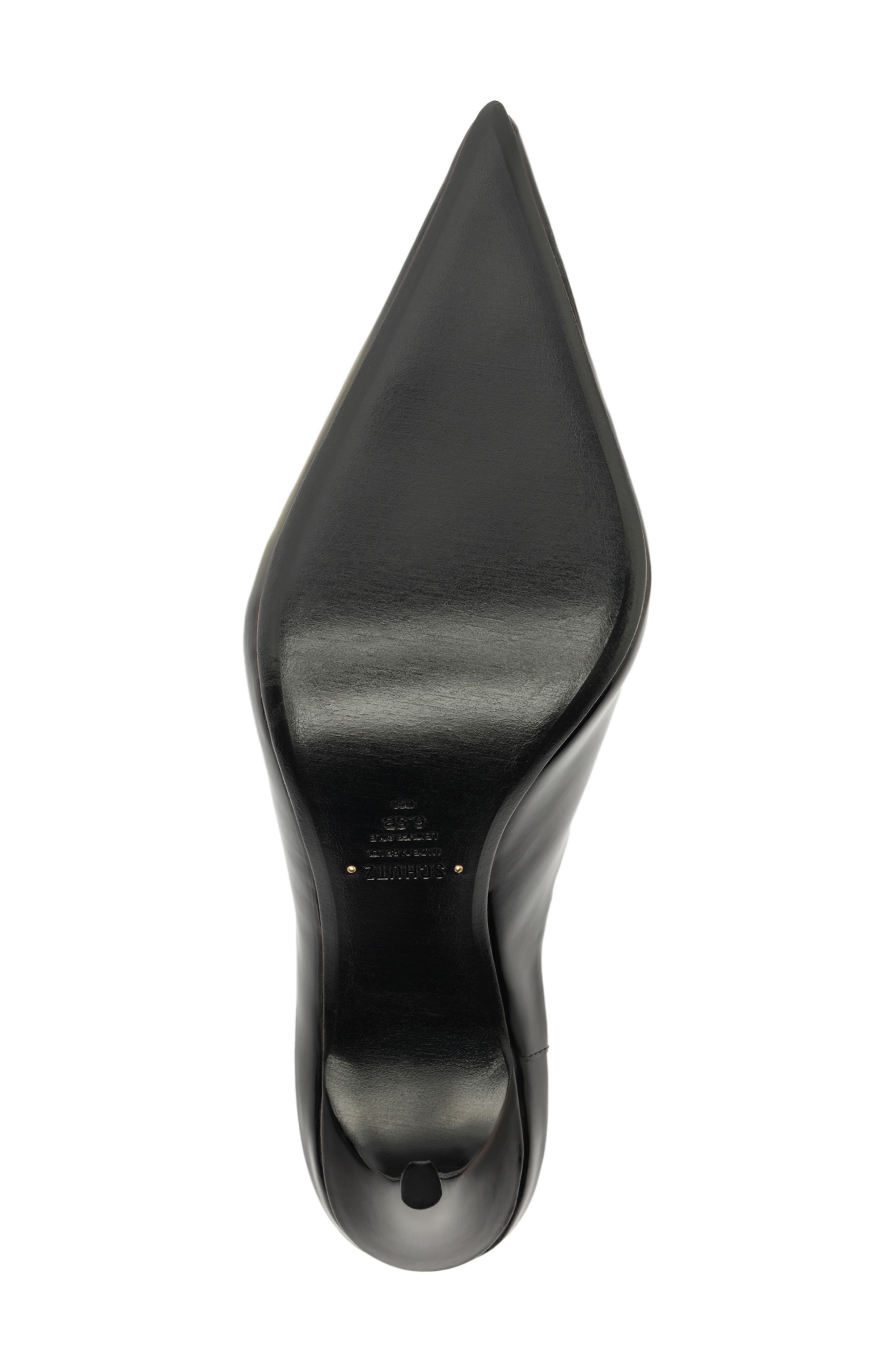 Schutz Loren Pointed Toe Pump, Alternate, color, Black