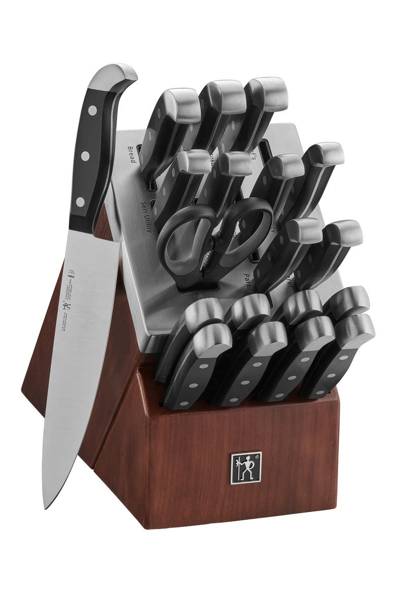 Statement Knife Block 20-Piece Set, Alternate, color, STAINLESS STEEL