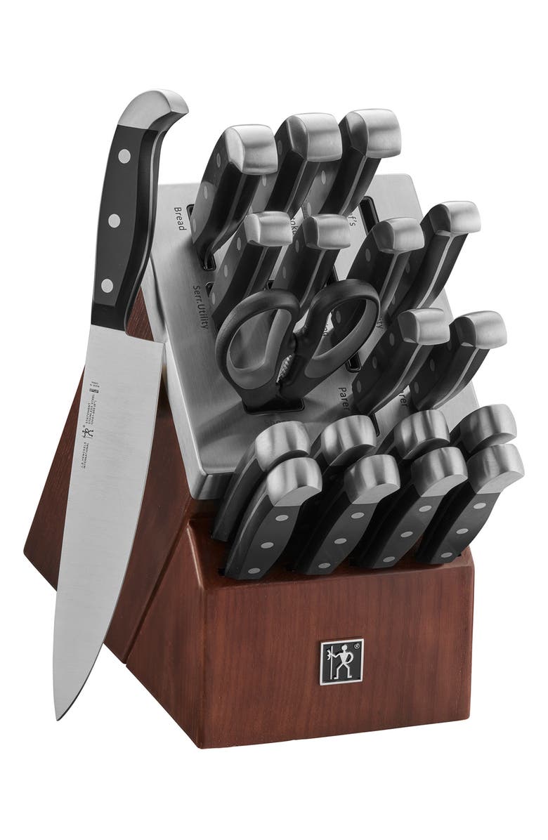 HENCKELS CUTLERY Statement Knife Block 20-Piece Set, Alternate, color, Stainless Steel