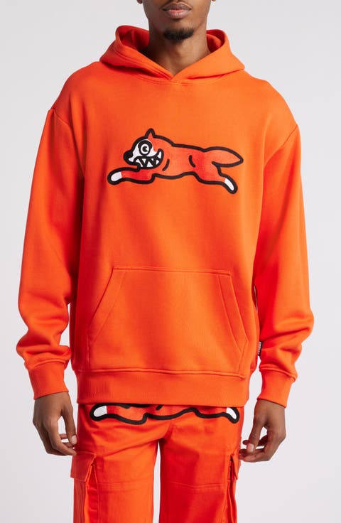 Running Dog Appliqué Hoodie