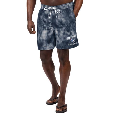 Men's G-III Sports by Carl Banks  Navy Tennessee Titans Change Up Volley Swim Trunks