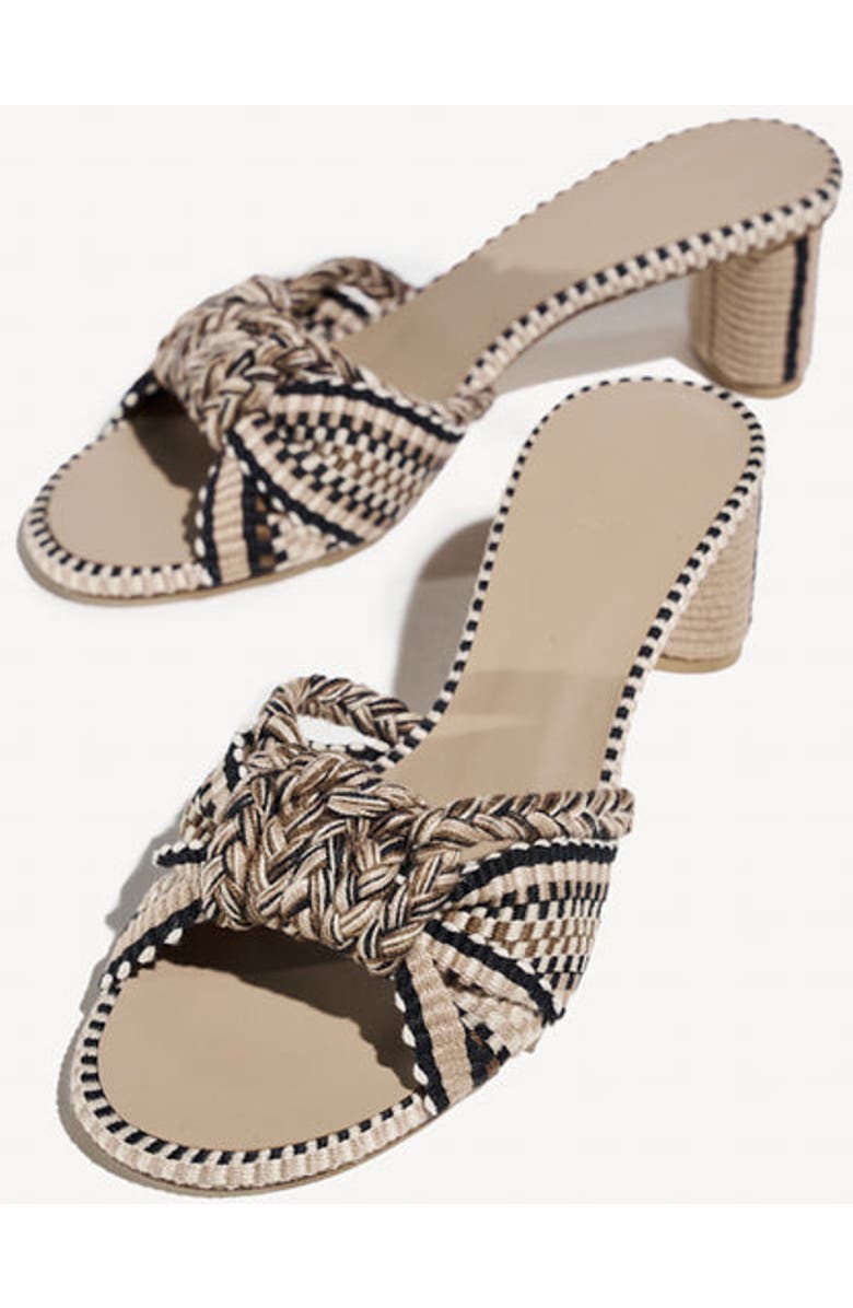 Amambaih Jimena Heel Mules, Alternate, color, Sand