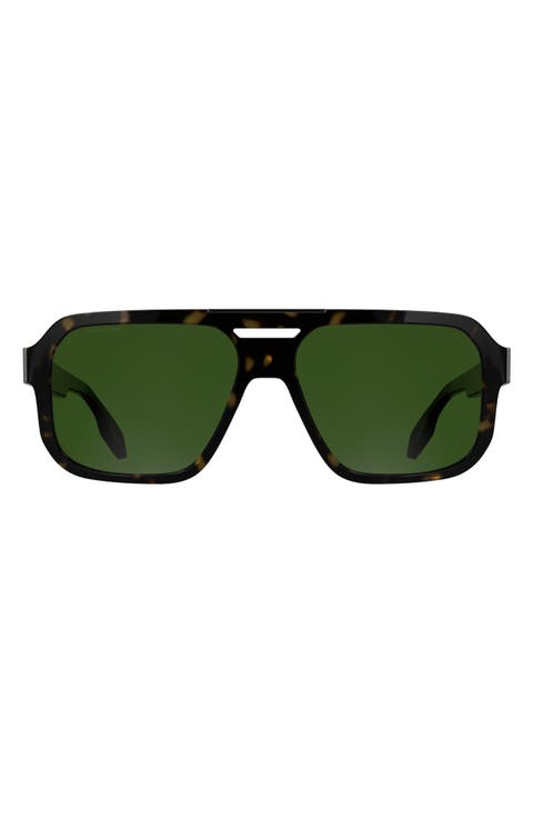 59mm Modified Rectangular Sunglasses