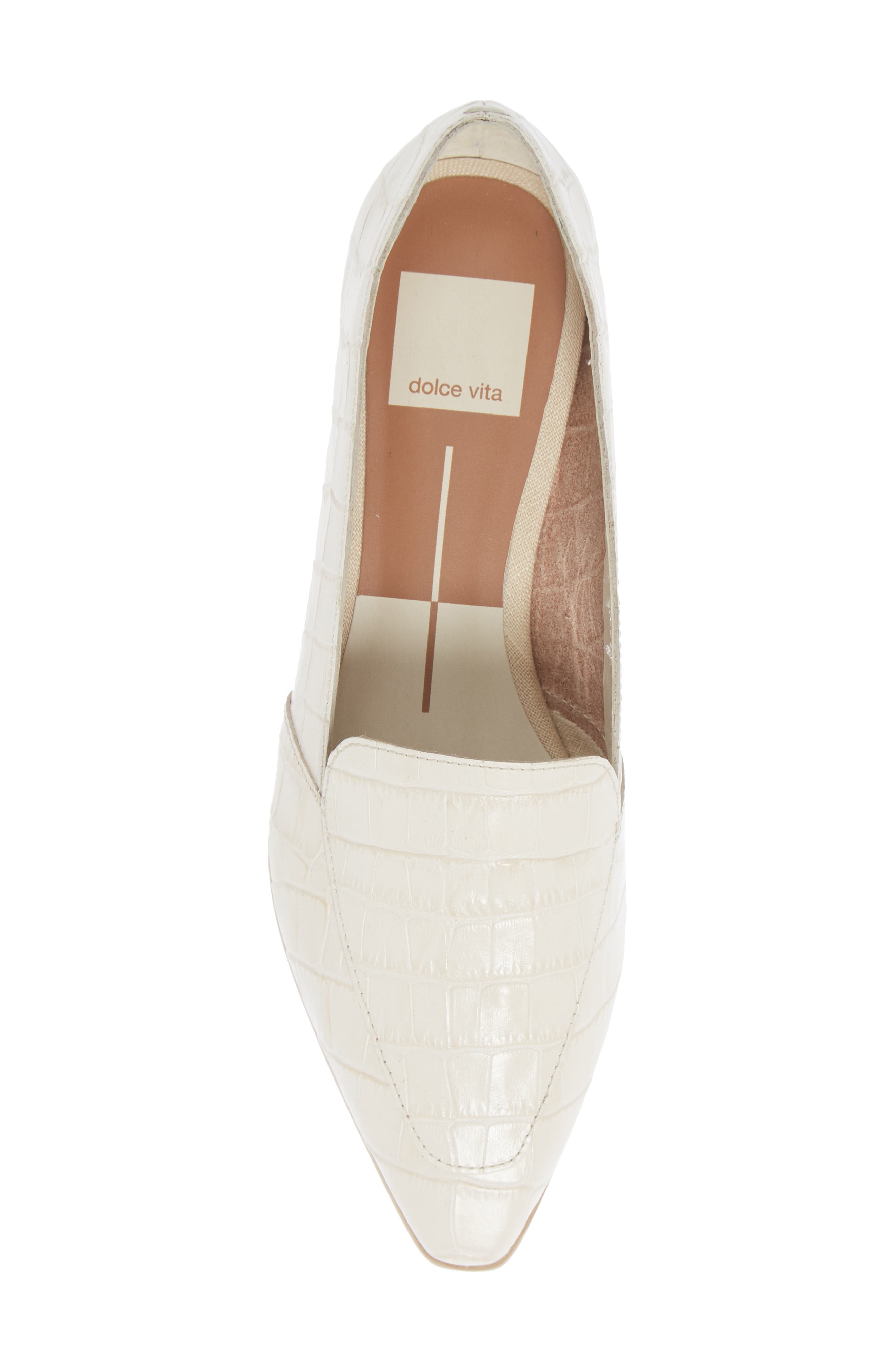 Armin Loafer, Alternate, color, IVORY CROCO LEATHER