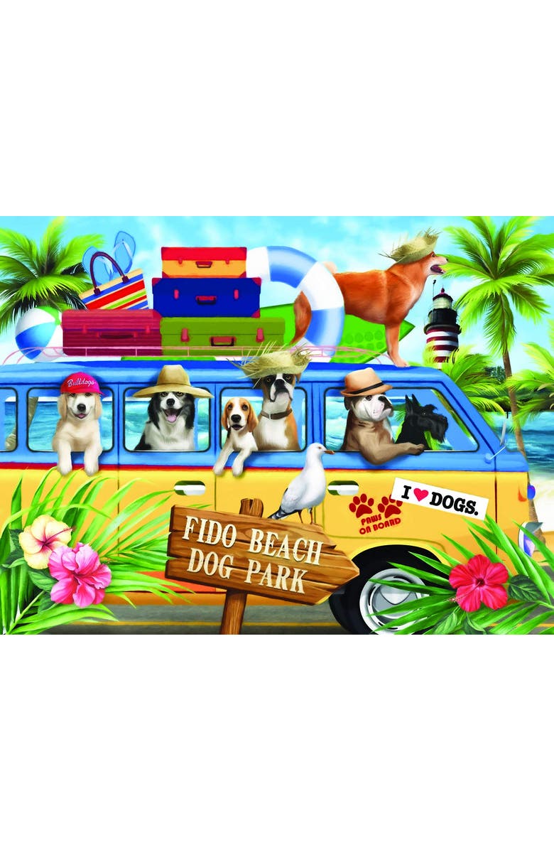 Sunsout Fido Beach 300 piece Jigsaw Puzzle for Adults, Alternate, color, Multicolor
