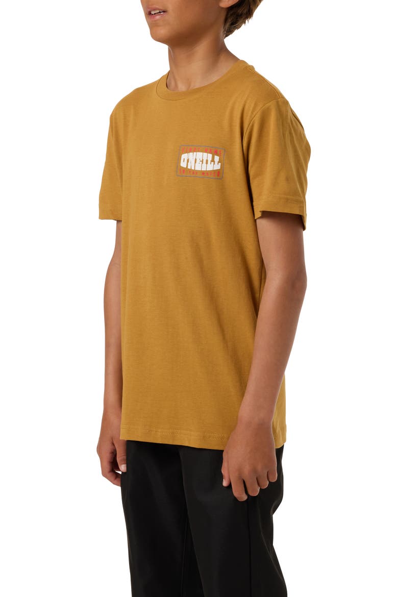 Kids' Western Classics Cotton Graphic T-Shirt, Alternate, color, BONE BROWN