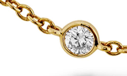 Memoire Mémoire Cascade Diamond Station Necklace In Gold