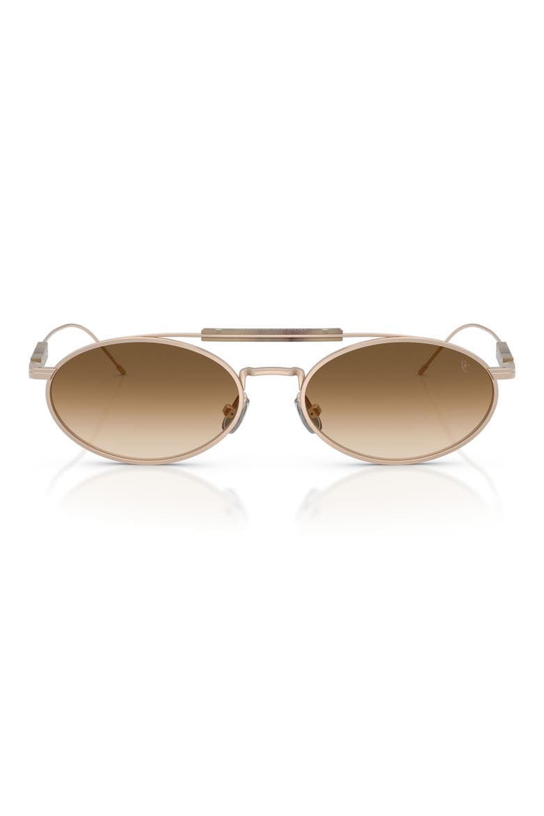 55mm Round Sunglasses, Main, color, ROSE