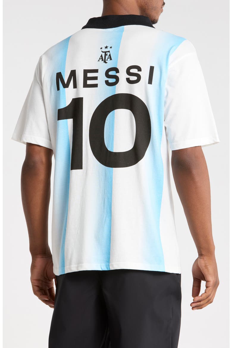 Argentina Messi Cotton Jersey, Alternate, color, WHITE