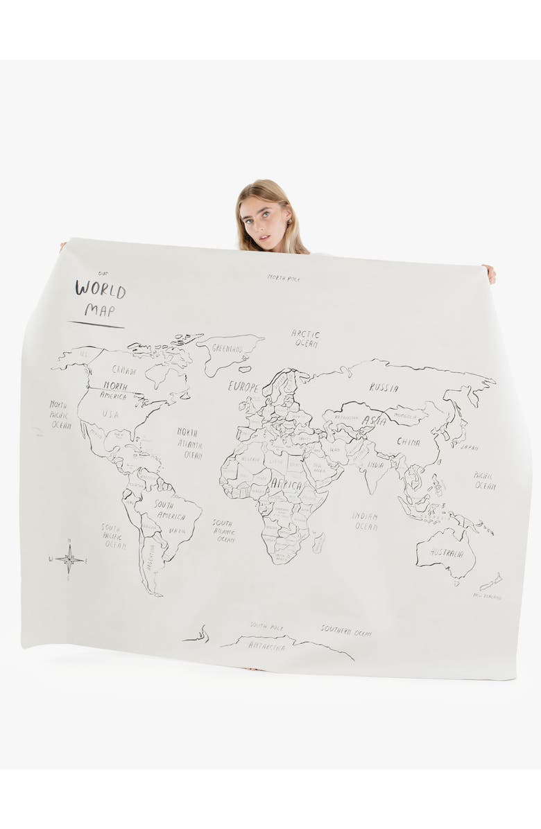 GATHRE World Map Mat, Alternate, color, 
