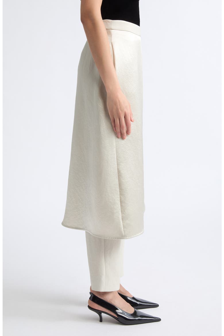 Wrap Skirt Trousers, Alternate, color, CHAMPAGNE