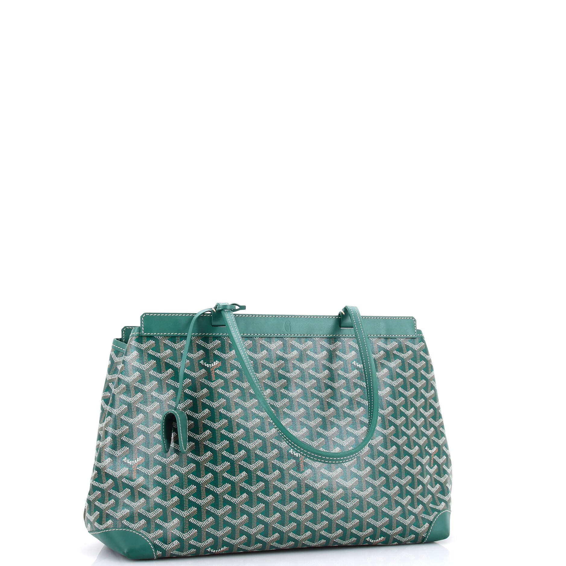Bellechasse Bag Coated Canvas PM, Alternate, color, Green