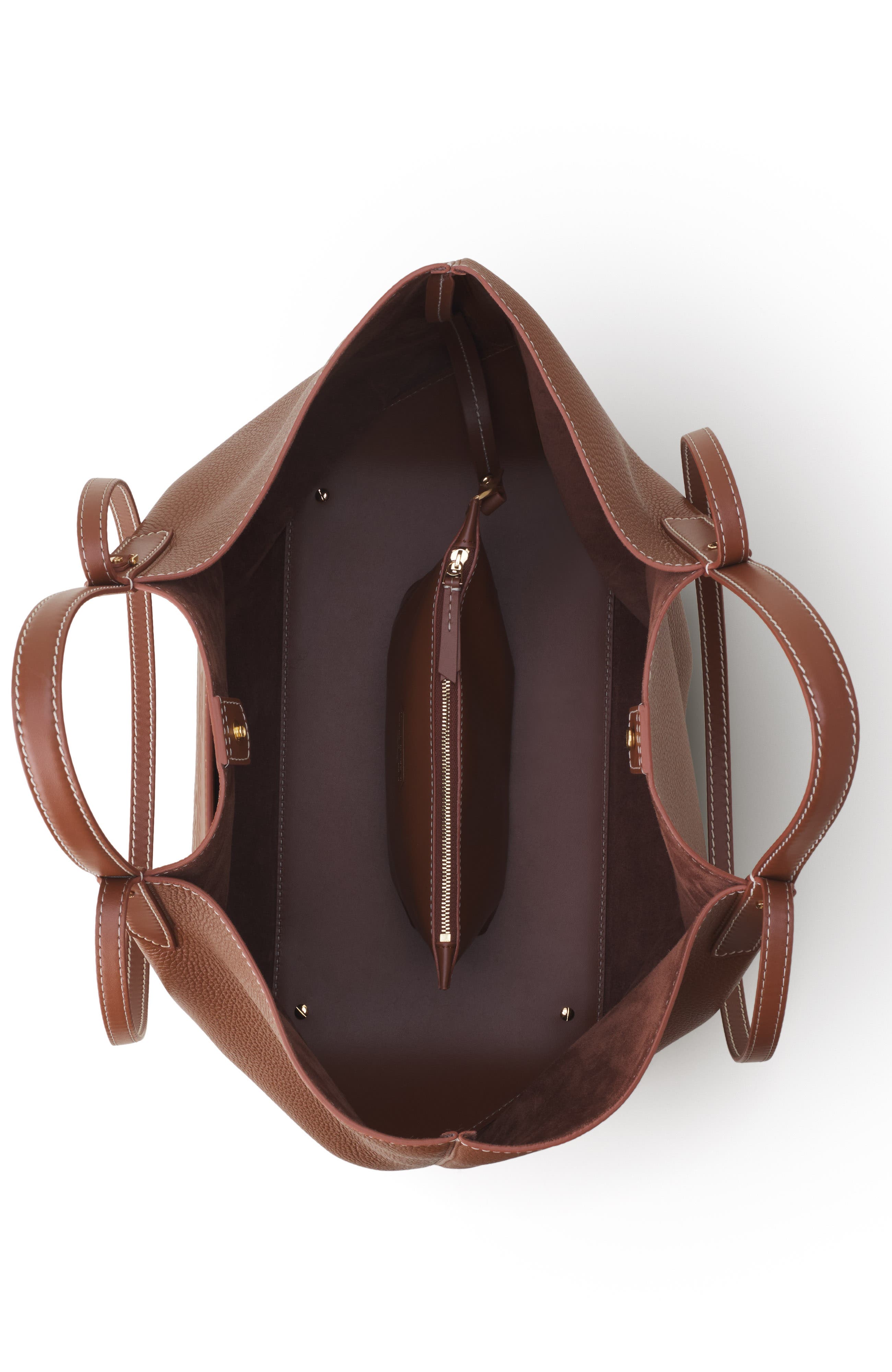 Catch By Lanvin Tote Bag, Alternate, color, Chestnuts