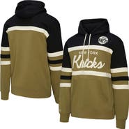 Mitchell & Ness Men's Mitchell & Ness Olive/Black New York Knicks Double Clutch Head Coach Hoodie