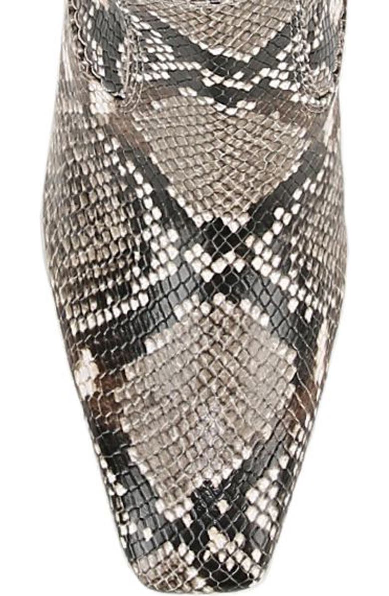 Franco Sarto Bowman Snakeskin Embossed Knee High Boot, Alternate, color, Grey Snake Print