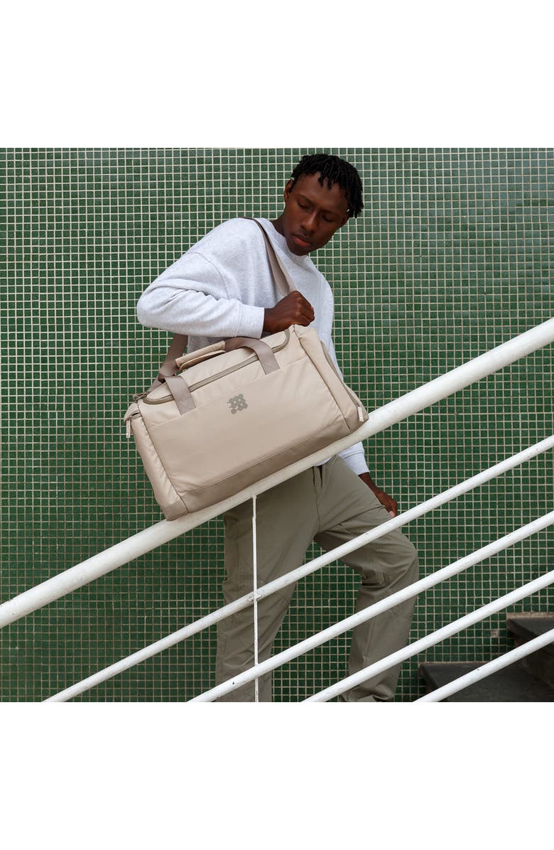 Cubitt Duffle Bag Waterproof Gym & Travel Duffle, Lightweight with Shoe Compartment, Alternate, color, Warm Beige