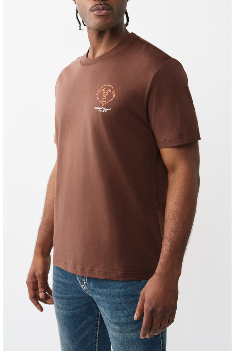 Big Buddha Logo Graphic T-Shirt, Alternate, color, CHESTNUT