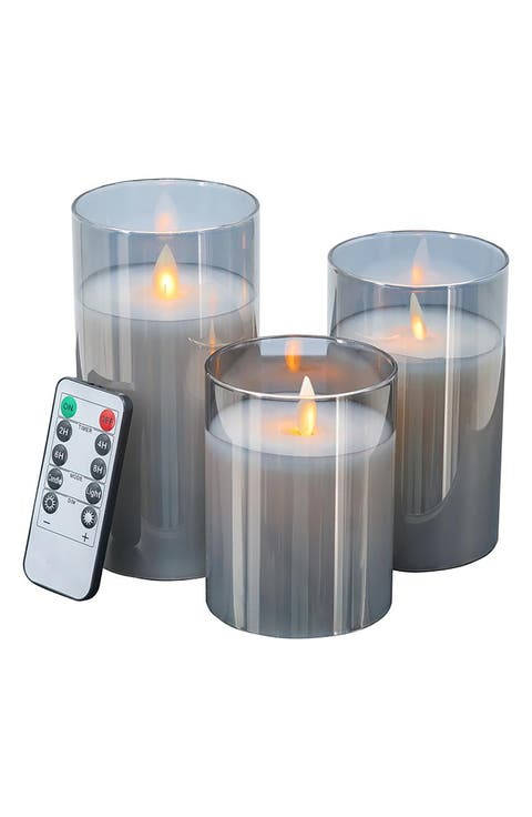 Set of 3 Flameless LED Candles