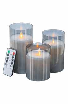 A & B Home Set of 3 Flameless LED Candles