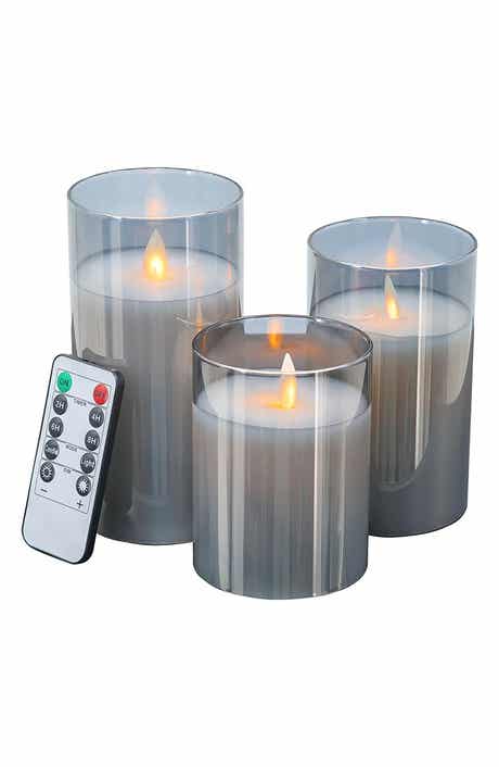 A & B Home Set of 3 Flameless LED Candles
