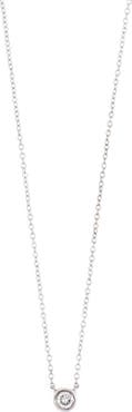 Bony Levy 14K Gold Bezel Diamond Pendant Necklace - 0.05 ctw.