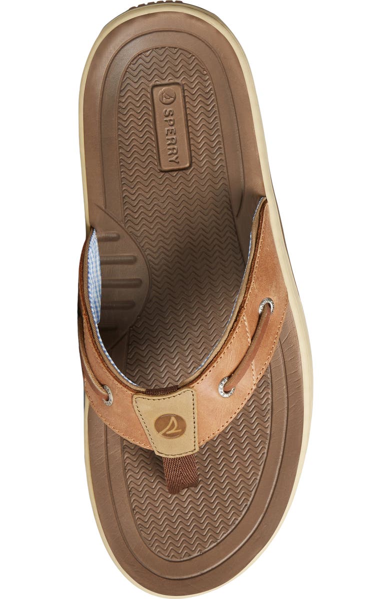 Sperry Baitfish Flip Flop, Alternate, color, Light Brown