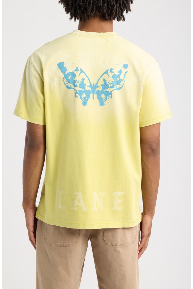 Bored in Class Oversize Cotton Graphic T-Shirt, Alternate, color, FADED SUNFLOWER
